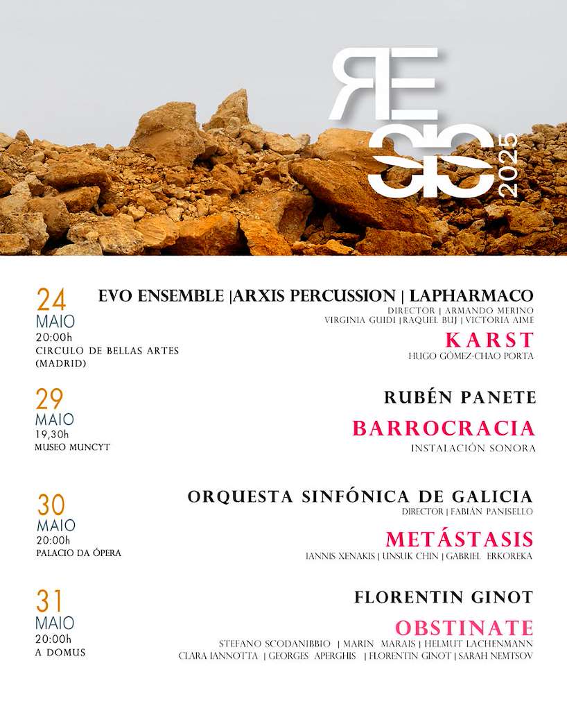 VIII Resis - Festival de Música Contemporánea y Artes Vivas (2025) en A Coruña