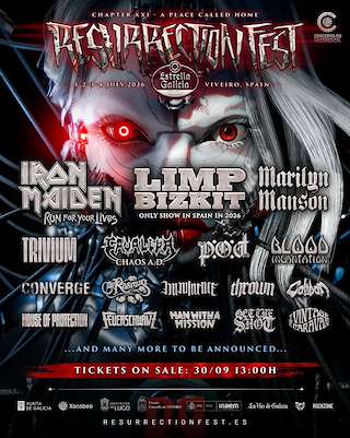 Fechas, información, programa, cartel, imágenes, mapa y ubicación de Resurrection Fest (2026)  en  Viveiro