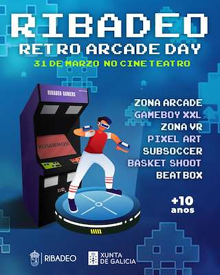Fechas, información, programa, cartel, imágenes, mapa y ubicación de Retro Arcade Day (2026)  en  Ribadeo