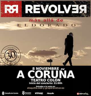 Fechas, información, programa, cartel, imágenes, mapa y ubicación de Revolver - Más allá de Eldorado Tour (2025) en A Coruña