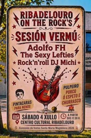 Fechas, información, programa, cartel, imágenes, mapa y ubicación de Ribadelouro On The Rock´s (2026)  en  Tui