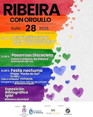 Fechas, información, programa, cartel, imágenes, mapa y ubicación de Ribeira con Orgullo