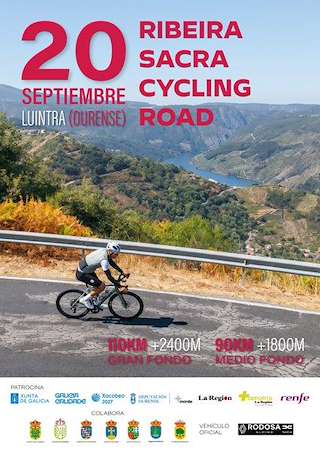 Fechas, información, programa, cartel, imágenes, mapa y ubicación de Ribeira Sacra Cycling Road (2026) en Nogueira de Ramuín