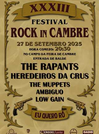 Fechas, información, programa, cartel, imágenes, mapa y ubicación de XXXIII Rock in Cambre