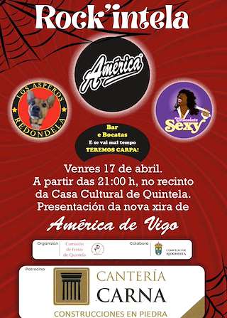 Fechas, información, programa, cartel, imágenes, mapa y ubicación de Rock’intela (2026) en Redondela