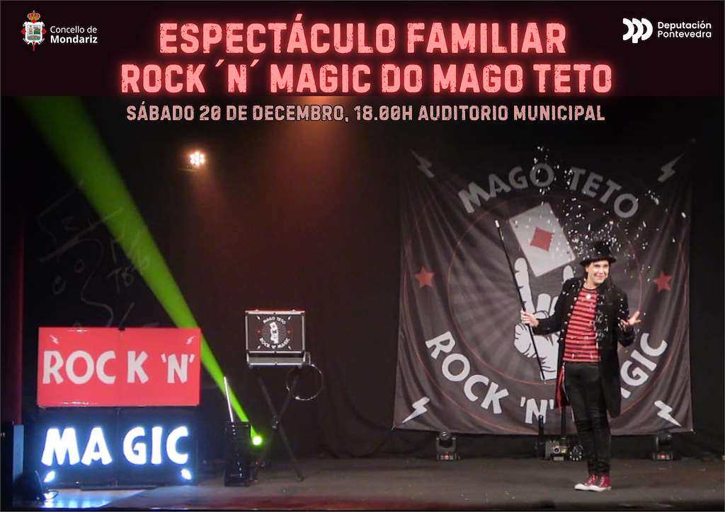 Rock´n Magic del Mago Teto en Mondariz