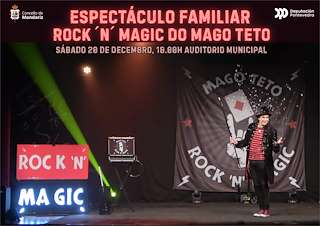 Fechas, información, programa, cartel, imágenes, mapa y ubicación de Rock´n Magic del Mago Teto (2025)  en  Mondariz