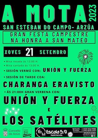 Romaría da Mota - San Mateo (2026) en Arzúa