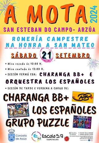 Romaría da Mota - San Mateo (2026) en Arzúa