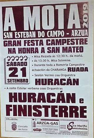 Romaría da Mota - San Mateo (2026) en Arzúa