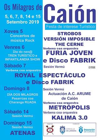 Romaría da Nosa Señora dos Miragres de Caión en Laracha