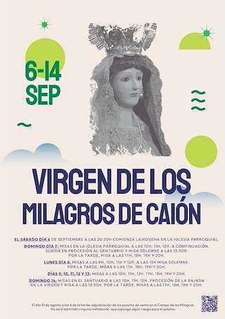Romaría da Nosa Señora dos Miragres de Caión (2026) en A Laracha