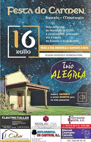 Romaría da Virxe do Carme de Bustelo en Santa Comba