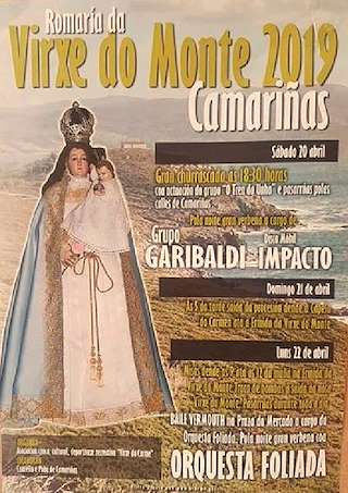 Romaría da Virxe do Monte (2026) en Camariñas