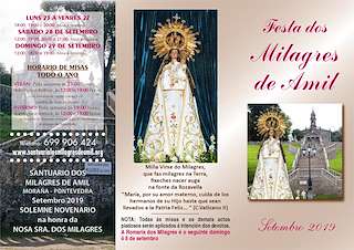 Romaría da Virxe dos Milagres de Amil en Moraña
