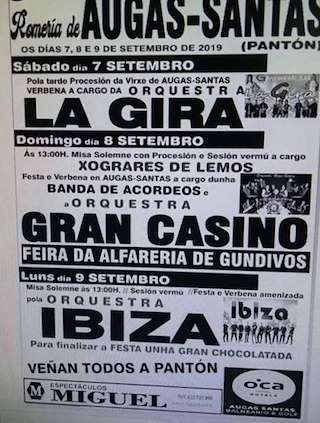 Romaría de Augas Santas en Pantón