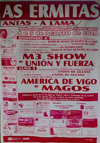 Romaría de Santo Domingo e Nosa Señora das Ermidas de Antas en A Lama