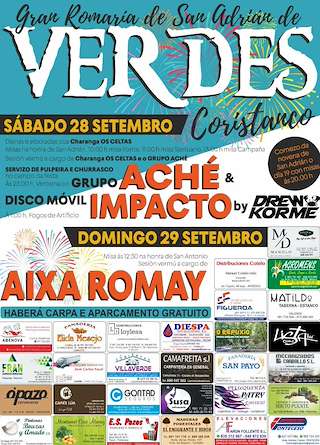 Romaría de San Adrián de Verdes  en Coristanco