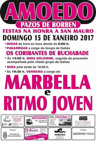 Romaría de San Amaro de Amoedo en Pazos de Borbén