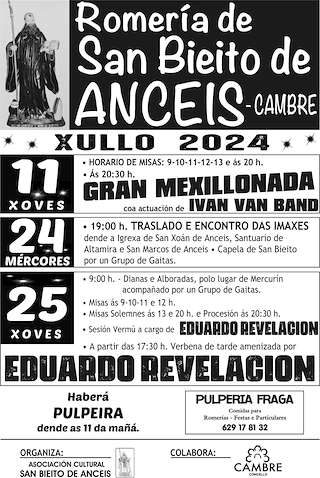 Romaría de San Bieito Grande de Anceis en Cambre