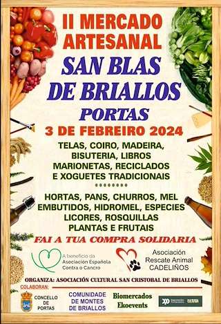 Romería de San Blas e Nosa Señora da Saúde de Briallos  en Portas