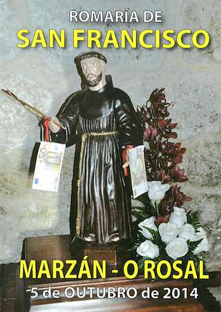 Romaría de San Francisco de Marzán (2026) en O Rosal