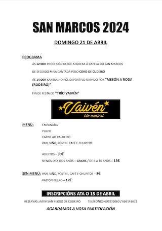 Romaría de San Marcos de Cudeiro en Ourense