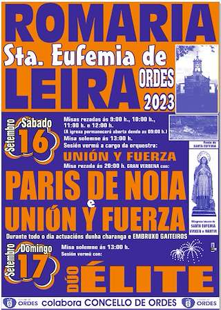 Romaría de Santa Eufemia de Leira en Ordes