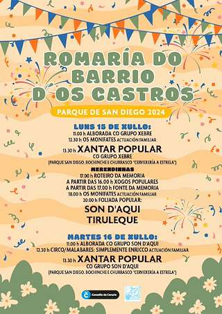 Romaría do Barrio de Os Castros en A Coruña