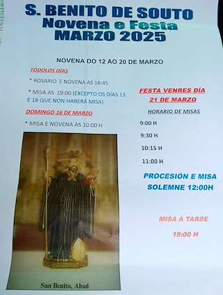 Romaría do San Bieito de Souto (2026) en San Cristovo de Cea