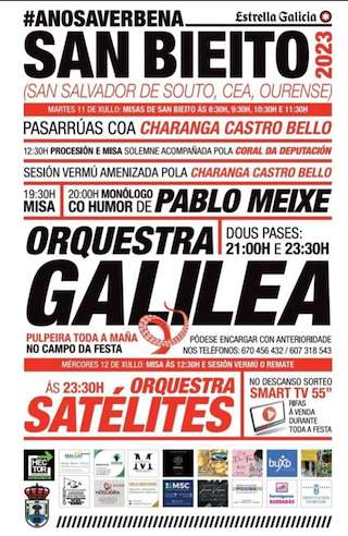 Romaría do San Bieito de Souto (2026) en San Cristovo de Cea