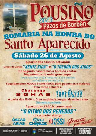 Romaría do Santo Aparecido de Pousiño en Pazos de Borbén