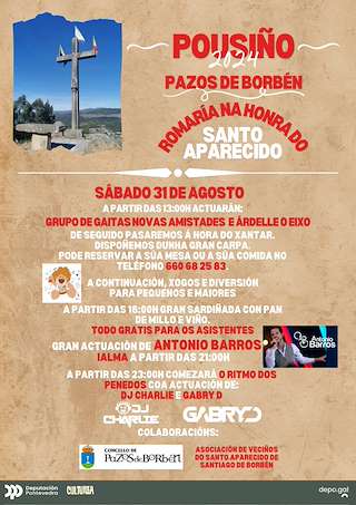 Romaría do Santo Aparecido de Pousiño en Pazos de Borbén