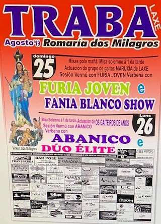 Romaría dos Milagros de Traba en Laxe