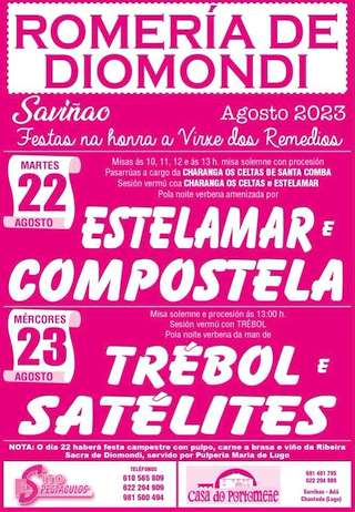 Romaría dos Remedios de Diomondi en O Saviñao