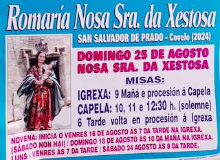Romaría de Nosa Sra. da Xestosa de San Salvador de Prado (2026) en Covelo