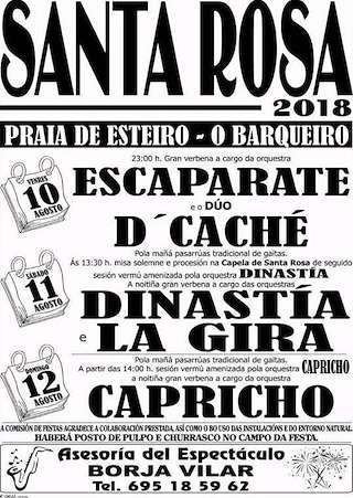 Romaría Santa Rosa de O Barqueiro en Mañón