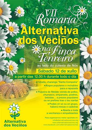 Fechas, información, programa, cartel, imágenes, mapa y ubicación de VII Romaría Alternativa dos Veciños  en  Oleiros