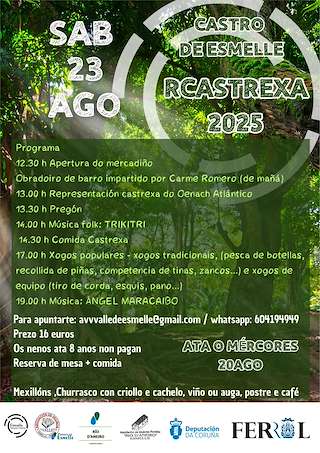 Fechas, información, programa, cartel, imágenes, mapa y ubicación de Romaría Castrexa  en  Ferrol