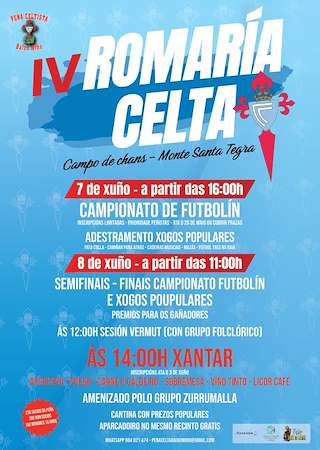 Fechas, información, programa, cartel, imágenes, mapa y ubicación de IV Romaría Celta  en  A Guarda