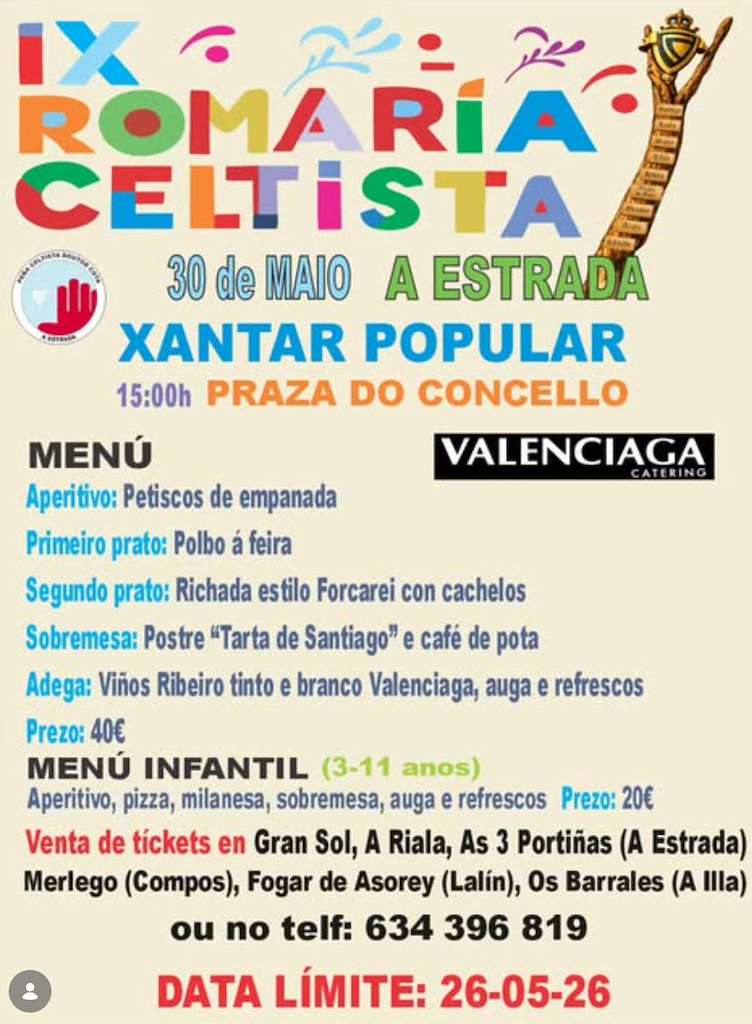 IX Romaría Celtista (2026) en A Estrada