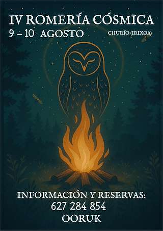 Fechas, información, programa, cartel, imágenes, mapa y ubicación de IV Romaría Cósmica  en  Irixoa