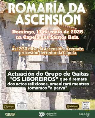 Fechas, información, programa, cartel, imágenes, mapa y ubicación de Romaría da Ascensión (2026)  en  Bueu