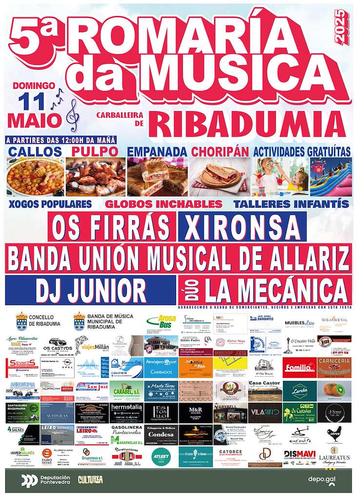 V Romaría da Música (2025) en Ribadumia