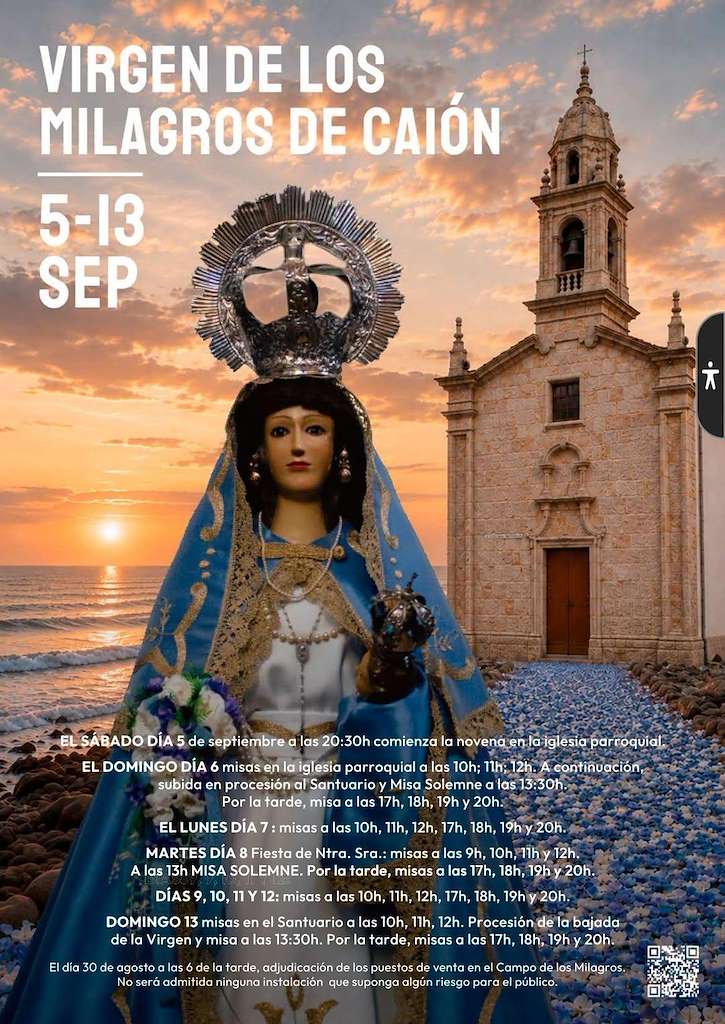 Romaría da Nosa Señora dos Milagros de Caión (2026) en A Laracha