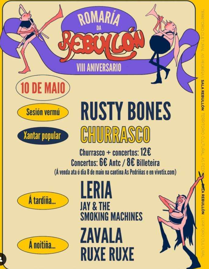 Romaría da Rebullón - VIII Aniversario da Sala Rebullón (2025) en Mos