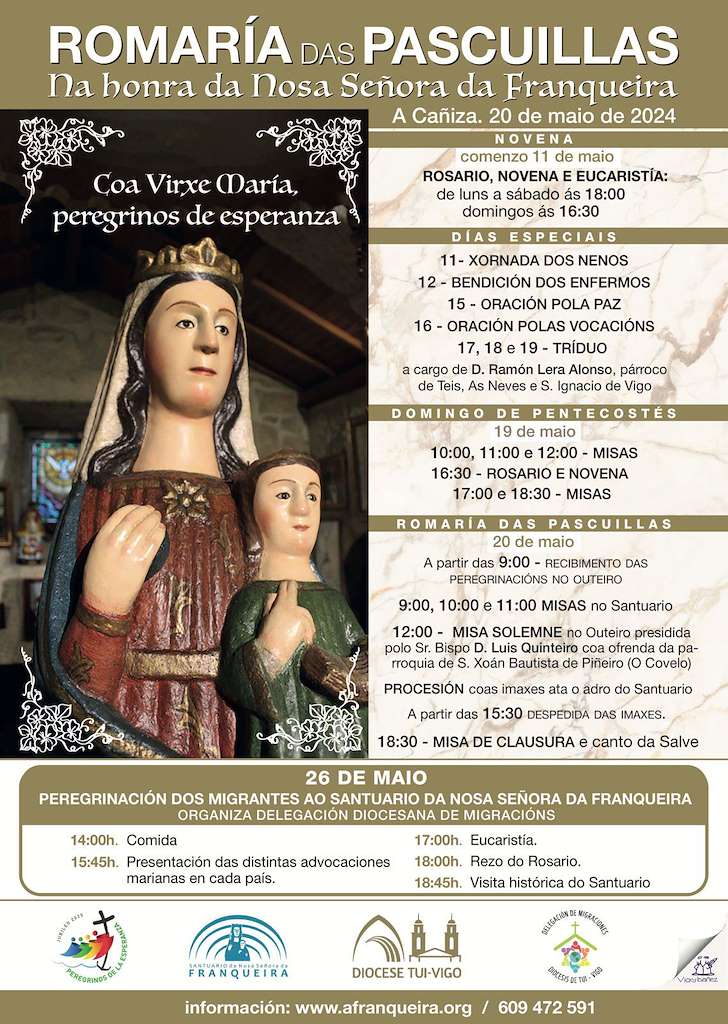 Romaría da Virxe da Franqueira - Romaría das Pascuillas (2024) en A Cañiza