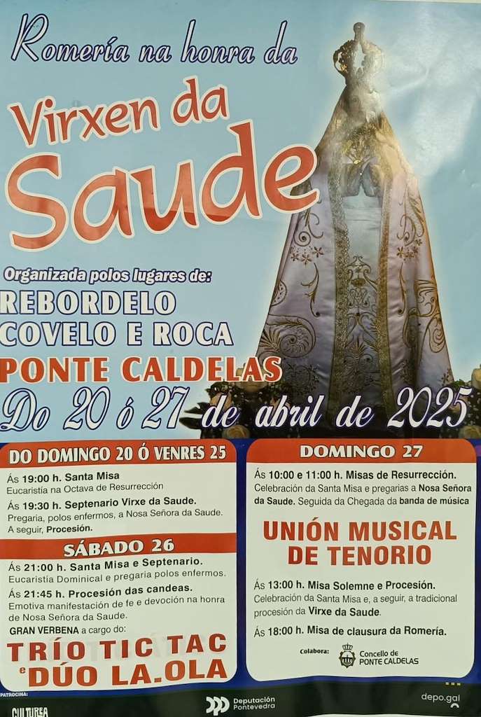 Romaría da Virxe da Saúde (2025) en Ponte Caldelas