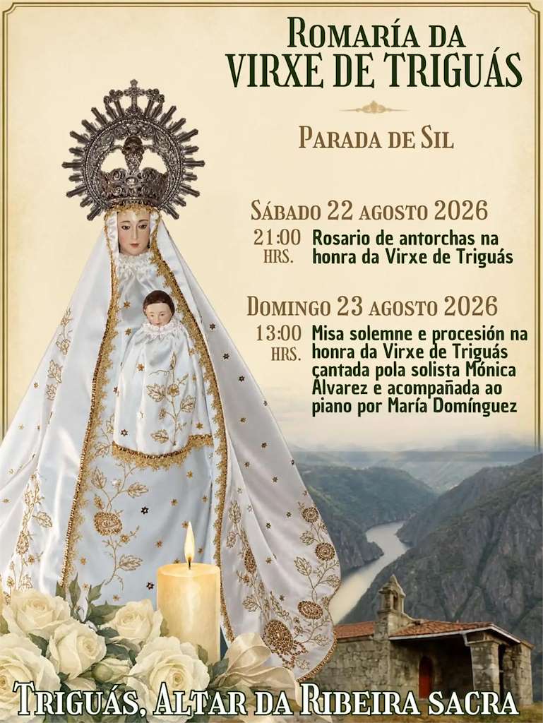Romaría da Virxe de Triguás (2026) en Parada de Sil