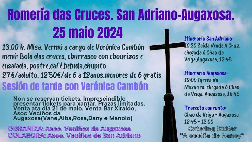 Romaría das Cruces de San Adriano - Augaxosa (2024) en Riotorto